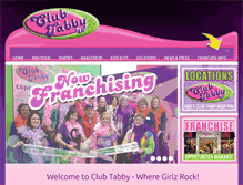 Tablet Screenshot of clubtabby.com